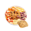 Chicken Bowl mit Brot